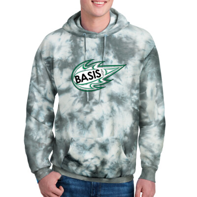 Adult Tie Dye Fleece BASIS Hoodie Thumbnail